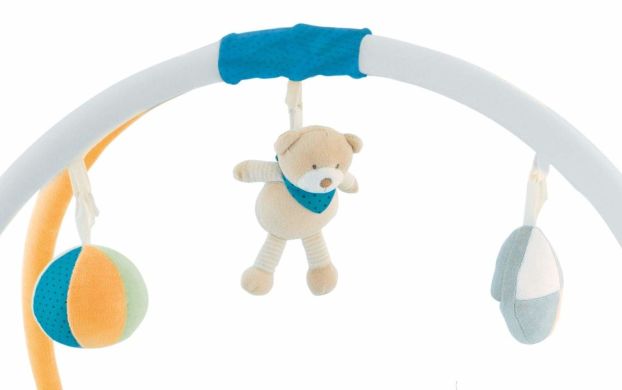Дитячий килимок з дугою Bieco Anton Adventure 37100910, Коричневий