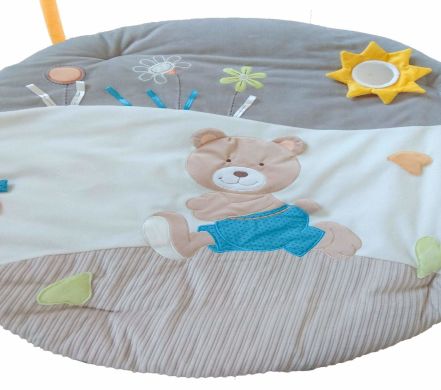 Дитячий килимок з дугою Bieco Anton Adventure 37100910, Коричневий