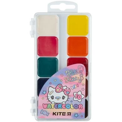Фарби акварельні, 10 кольорів Hello Kitty HK23-060
