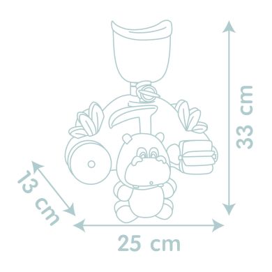 Іграшка для ванни Smoby Little Водяний млин. Бегемот, з аксесуарами, 12міс. + SMOBY 140405