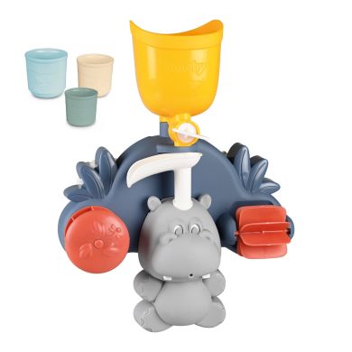 Іграшка для ванни Smoby Little Водяний млин. Бегемот, з аксесуарами, 12міс. + SMOBY 140405