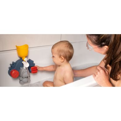 Іграшка для ванни Smoby Little Водяний млин. Бегемот, з аксесуарами, 12міс. + SMOBY 140405