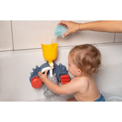 Іграшка для ванни Smoby Little Водяний млин. Бегемот, з аксесуарами, 12міс. + SMOBY 140405