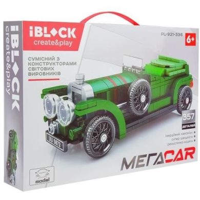 Конструктор IBLOCK машинка, 357 деталей PL-921-336