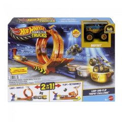Ігровий набір Петлі та трюки серії Змагання за кубок Monster Trucks Hot Wheels JBX64