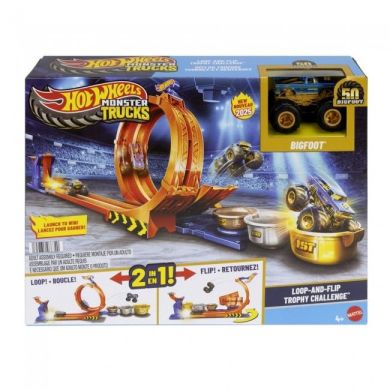 Ігровий набір Петлі та трюки серії Змагання за кубок Monster Trucks Hot Wheels JBX64
