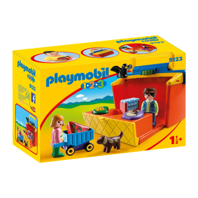Конструктор Playmobil 1-2-3 На ринку 9123