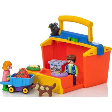 Конструктор Playmobil 1-2-3 На ринку 9123