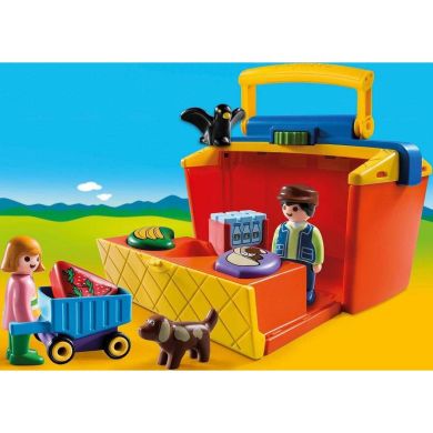 Конструктор Playmobil 1-2-3 На ринку 9123