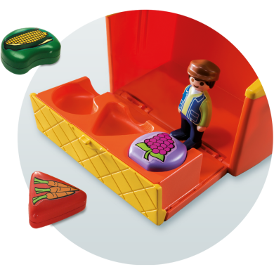 Конструктор Playmobil 1-2-3 На ринку 9123