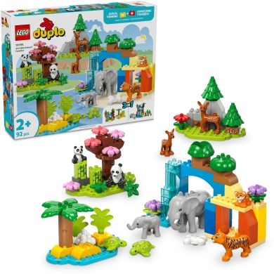 Конструктор Сімейства диких тварин 3-в-1 LEGO DUPLO Town 10446