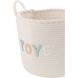 Кошик для іграшок COTTON WH/BL S (30x30x27см) J-LINE C61588