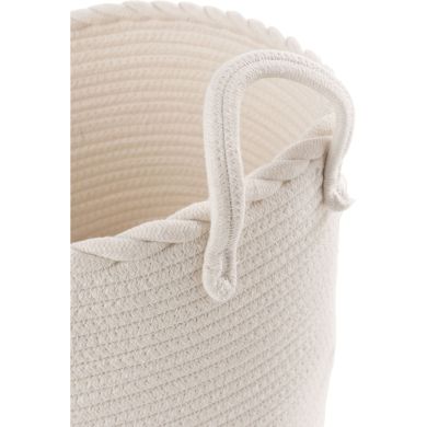 Кошик для іграшок COTTON WH/BL S (30x30x27см) J-LINE C61588