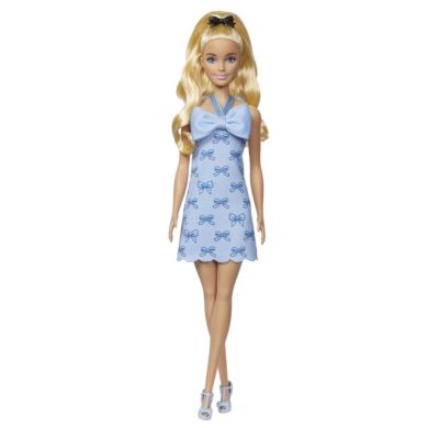 Лялька Barbie Модниця блакитні бантики HYT93