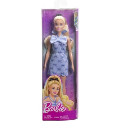 Лялька Barbie Модниця блакитні бантики HYT93