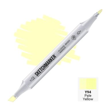 Маркер спиртовий двосторонній Sketchmarker, Жовтий SM-Y94