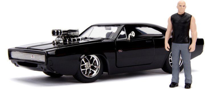 Машина металева Jada Форсаж Dodge Charger Street 1970 + фігурка Домініка Торетто 1:24 253205000
