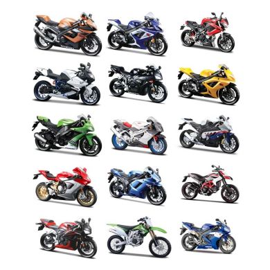 Іграшковий мотоцикл Maisto 1:12 в асортименті 31101-10