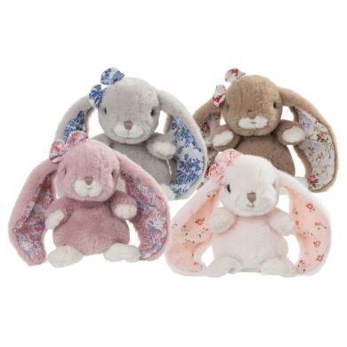 Мягкая игрушка Кролик Floral Kanina, серый, 15см Bukowski 0225SAA11-1134