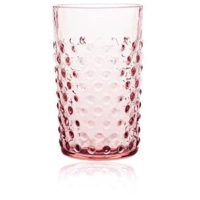 Набір 2шт Склянка для напоїв Hobnail, Rosaline, набір 4шт*200 KLIMCHI 21013/200-72/27