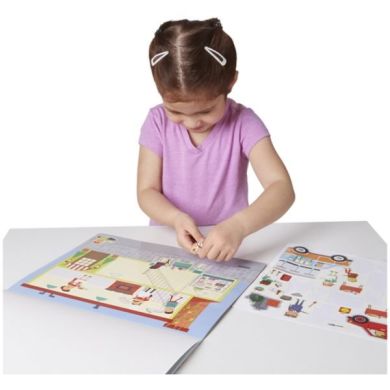 Набір багаторазових наліпок Моє місто Melissa & Doug SM93209/6805