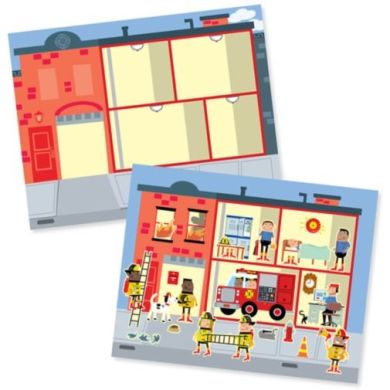 Набір багаторазових наліпок Моє місто Melissa & Doug SM93209/6805