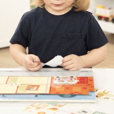 Набір багаторазових наліпок Моє місто Melissa & Doug SM93209/6805