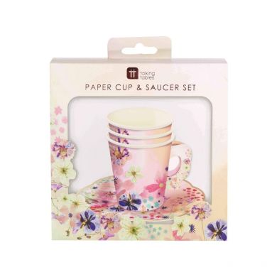 Набір чашок і блюдець Blossom Girls, 12 компл. Talking Tables BG-CUPSET