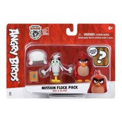 Набор коллекционных фигурок Jazwares Angry Birds ANB Mission Flock Ред и Сильвер ANB0007