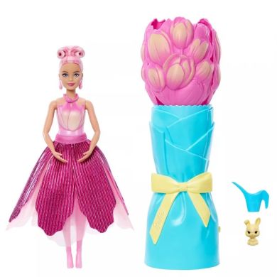 Набір-сюрприз з лялькою Barbie Petal Pop Рожевий тюльпан JMF57