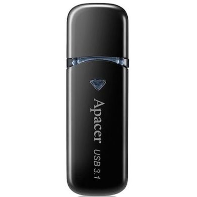 Накопичувач Apacer 64GB USB 3.2 Type-A AH355 Чорний AP64GAH355B-1