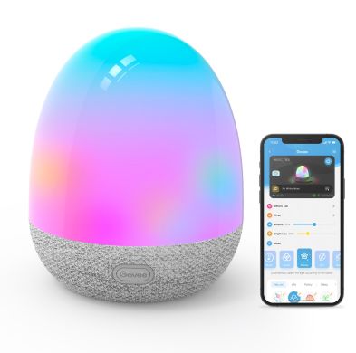 Настільний світильник розумний Govee H6057 Night Light, RGBIC, WI-FI/Bluetooth, білий H6057301
