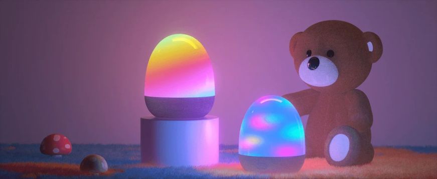 Настільний світильник розумний Govee H6057 Night Light, RGBIC, WI-FI/Bluetooth, білий H6057301