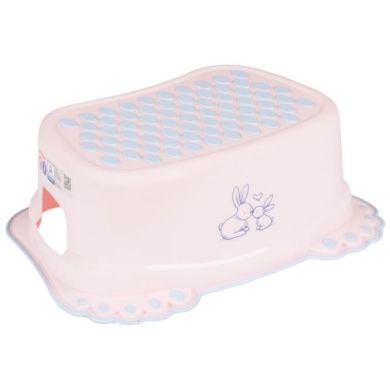 Підставка для ніг Зайчики з протиковзною гумою Світло -рожевий Tega baby KR-006-104, Рожевий