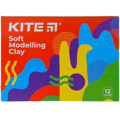 Пластилін восковий, 12 кольорів, 240 г. Kite Fantasy K22-1086-2