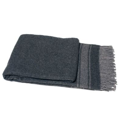 Плед кашемировый Safalano Wool Mix Lanavitta темно-серый 653590751038, 140 x 200
