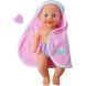 Пупс New Born Baby Купання з функцією зміни кольору, аксес., 30 см, 3+ Simba 5030006