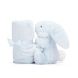 Пустушка Jellycat (Джеллі кет) Bashful Зайчик блакитна SOB444B, Блакитний