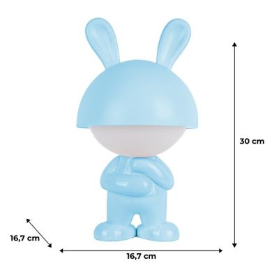 Світильник-нічник LED з акумулятором Dreamy Bunny, блакитний Kite K25-315-1-3