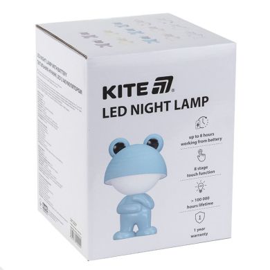 Світильник-нічник LED з акумулятором Dreamy Bunny, блакитний Kite K25-315-1-3