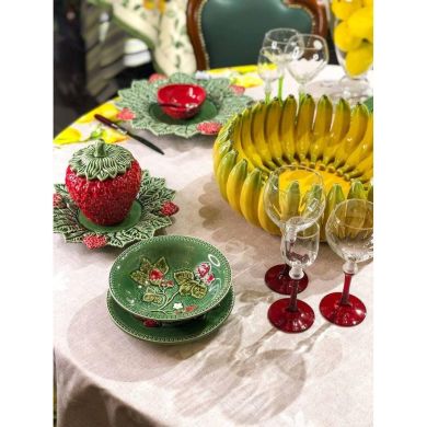 Тарелка для фруктов Strawberries Bordallo Pinheiro 65009445
