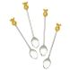 Чайні ложки з ручкою ананас 4 шт Talking Tables EMP-TEASPOON-PINE