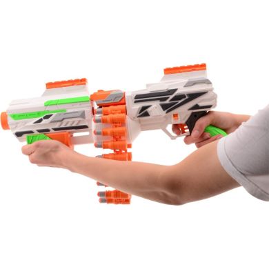 Дартбластер комплект Tack Pro Rattle Bel X з 40 дротиками та аксесуарами 50 см 31060