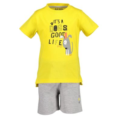Детская футболка для мальчика и шорты Blue Seven 92 Желтый 826004 X