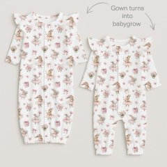 Дитячий комбінезон-трансформер з рюшами для дівчаток My Little Pie Bubbles 1/3 місяців (56-62) TR002, 1/3 місяців (56-62), 56