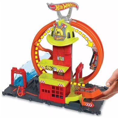 Ігровий набір Супер петля з пожежною станцією Hot Wheels HKX41
