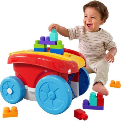 Ігровий візок для збирання кубиків Mega Bloks JFR30