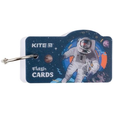 Картки для запису іноземних слів, 80 аркушів, Space K21-358-1