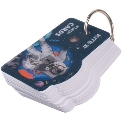 Картки для запису іноземних слів, 80 аркушів, Space K21-358-1