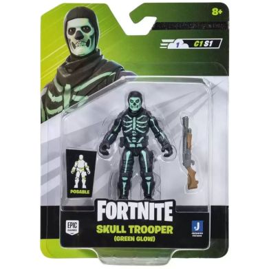 Коллекционная фигурка Fortnite Micro Legendary Skull Trooper - Green, 6см FNT0949